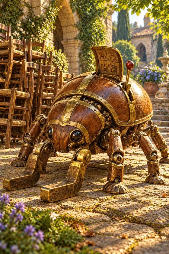 Clockwork Beetle, an illustration from the Remarkable Encounters Manual