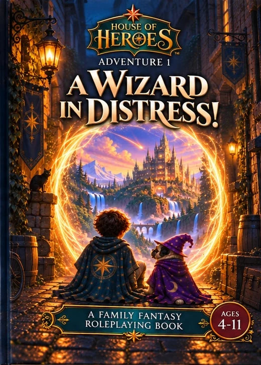 Cover of the Adventure Book, A Wizard In Distress!