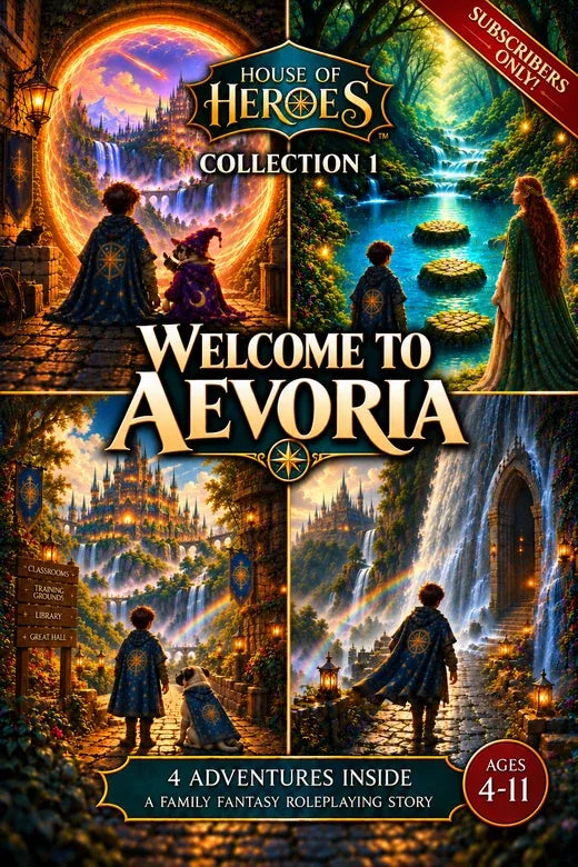 Cover of the subscriber edition of Collection 1, Welcome to Aevoria