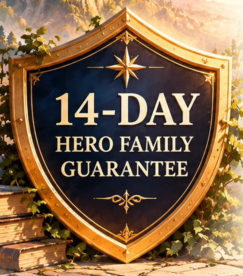 14-Day Hero Family Guarantee shield