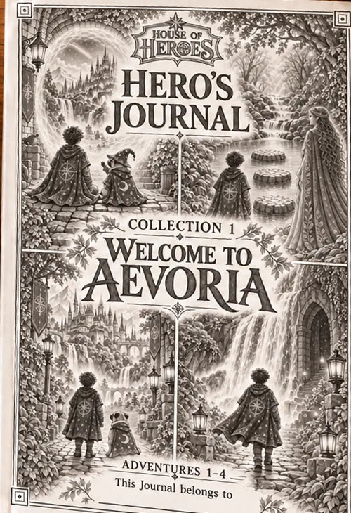 Cover of the Hero’s Journal for Collection 1, Adventures 1–4
