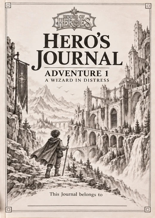 Cover of the Hero's Journal for Adventure 1