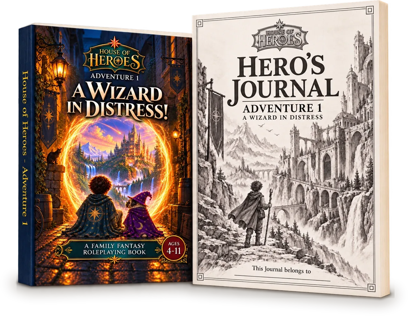 Adventure 1 book: A Wizard in Distress!